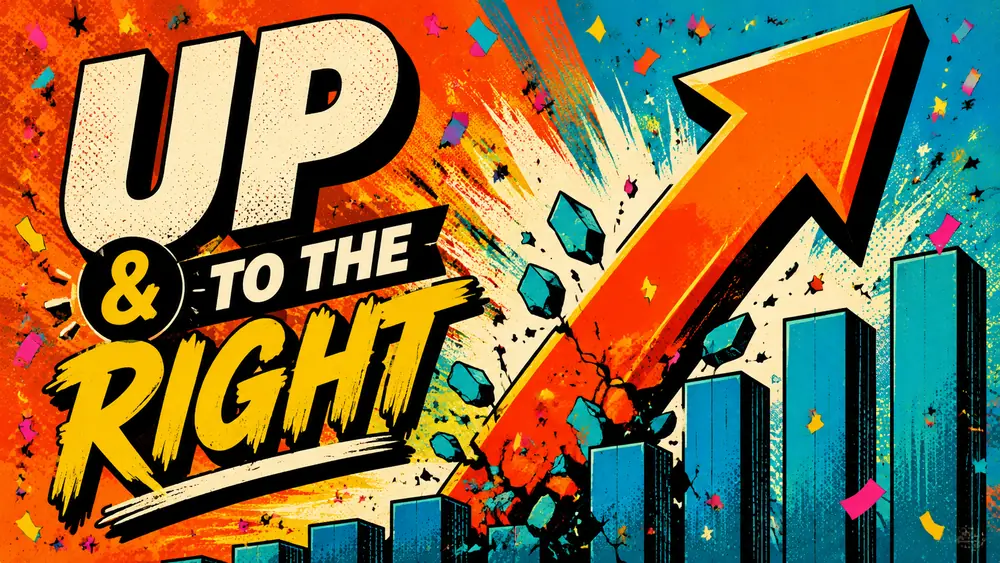 SEO growth analytics — up and to the right